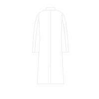 住商モンブラン 51ー601 白 4L 1枚　白衣　ドクターコート（直送品）