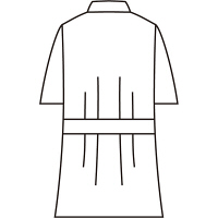 住商モンブラン ケーシー（レディス・半袖） ナースジャケット 医務衣 医療白衣 サックスブルー（水色） LL 52-006（直送品）