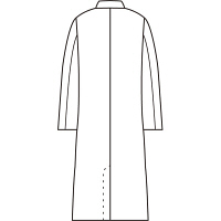 住商モンブラン 71ー663 サックス L 1枚　白衣　ドクターコート（直送品）