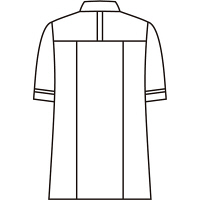 住商モンブラン ジャケット（メンズ・半袖） 医務衣 医療白衣 白/グレー 3L 72-856（直送品）