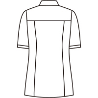 住商モンブラン ジャケット（メンズ・半袖） 医務衣 医療白衣 白/サックスブルー（水色） LL 72-904（直送品）