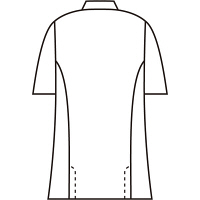 住商モンブラン ケーシー（メンズ・半袖） 医務衣 医療白衣 白 M 72-952（直送品）