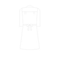 住商モンブラン マタニティワンピース（7分袖） マタニティナース 医療白衣 サックスブルー（水色） L 73-025（直送品）