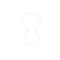 住商モンブラン ナースジャケット（半袖） 医療白衣 レディス 白 3L 73-1462（直送品）