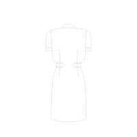 住商モンブラン ナースワンピース（半袖） 医療白衣 サックスブルー（水色）/白 L 73-1476（直送品）