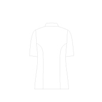 住商モンブラン ナースジャケット（半袖） 医療白衣 レディス 白/ピンク M 73-1542（直送品）