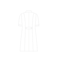 住商モンブラン ナースワンピース（半袖） 医療白衣 ピンク/白 S 73-1684（直送品）