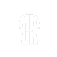 住商モンブラン ナースジャケット（半袖） 医療白衣 レディス サックスブルー（水色）/白 3L 73-1696（直送品）