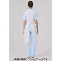 住商モンブラン 予防衣（レディス・ノースリーブ） グリーン S 74-087（直送品）