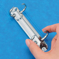 リヒトラブ　リングファイル　A4ヨコ　背幅35mm　藍　F833UN-5