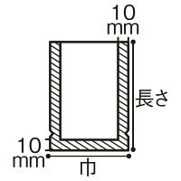 ナイロンポリ新Lタイプ　ポリ袋（規格袋）　No.21　320mm×450mm　1袋（100枚入）　福助工業