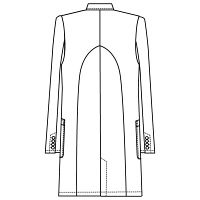 フォーク カ】HI401ー1 ホワイト 3L HI401-1-3L 1枚　白衣　ドクターコート（直送品）