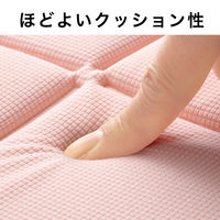 サンコー おくだけ吸着 吸水 速乾 バスマット 足ふき 浴室 50×70cm 1個 ソフトピンク YO-27