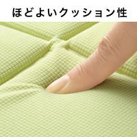 サンコー おくだけ吸着 吸水 速乾 バスマット 足ふき 浴室 50×70cm グリーン 1個 YO-28