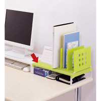 リヒトラブ 机上台 幅390mm 黄緑 A7330-6