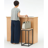 アスプルンド 手荷物台 ナチュラル 幅400×奥行300×高さ603mm 1台 受付荷物置き 天板:木製/脚:スチール