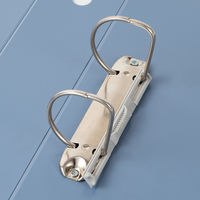 セキセイ　ロックリングファイル　D型2穴　A4タテ　背幅67mm　ブルー　F-552-10　10冊