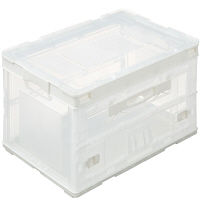 「現場のチカラ」　岐阜プラスチック工業　折りたたみコンテナ用フタ　クリア　40L・50L用　1枚  オリジナル