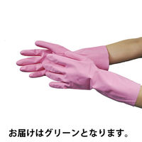 【天然ゴム手袋】 ダンロップホームプロダクツ やわらか天然ゴム手袋 SP-8 6787 グリーン L 1双
