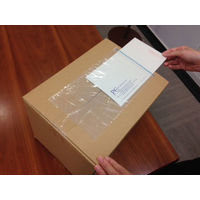 デリバリーパック ポケットタイプ かえし機能付 部分糊 透明 長3用 PA-033T パピルスカンパニー 1パック（100枚入）