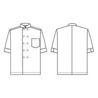 男女兼用コックシャツ　HS2953　L　1着