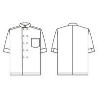 男女兼用コックシャツ　HS2953　M　1着