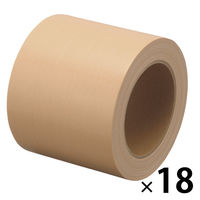 【ガムテープ】 現場のチカラ 布テープ 0.22mm厚 幅100mm×長さ25m 茶 アスクル 1箱（18巻入）  オリジナル