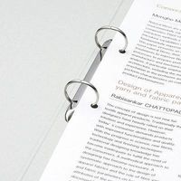 リングファイルBF　A4タテ　背幅37mm　10冊　キングジム　603BFアオ　青