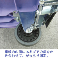 【台車】 ナンシン 樹脂運搬車（サイレントマスター）プッシュブレーキ付 NDSK-301B2 1台