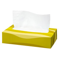 ティッシュペーパー 150組（5箱入）オリジナルティッシュ スマートコンパクト ビビッドカラー PEFC認証紙 1パック（5箱入） オリジナル