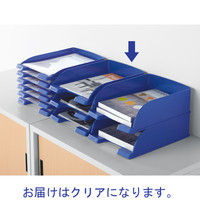 ライツ　レタートレー　スタンダード　クリア　A4　5227-10-03　1セット（12個）