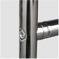 ジャックポット ハンガーラックストロンガー 幅660×奥行420×高さ1330～2120mm 1台 ハンガーラック 耐加重100kg キャスター脚