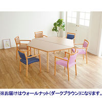 コイズミファニテック　台形テーブル　　ウォールナット　1台　（取寄品）