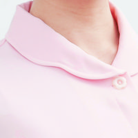 AITOZ（アイトス） 花形ボタンワンピース（ナースワンピース） 半袖 ホワイト M 861336-001　白衣