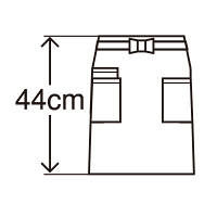 アイトス ショートエプロン ネイビー F HS2504-008 1着（直送品）