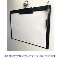 セキセイ　クリップボード　A4ヨコ　ブラック　SSS-3057P-60