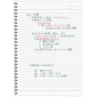 キャンパス　ツインリングノート　ドット入り罫線　B罫　セミB5　40枚　ス-T115BTN　コクヨ