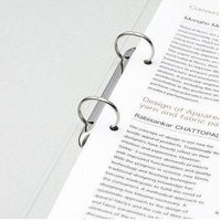 キングジム　リングファイルBF　A4タテ　背幅37mm　1冊　603BFクレ　グレー