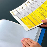 コクヨ　クリヤーブック（ウェーブカット・固定式）　A4タテ20ポケット　青　ブルー　ラ-T560B　1冊