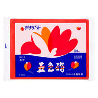 五色鶴おはながみ　赤　248×192　NO.14　1袋（500枚入）　合鹿製紙