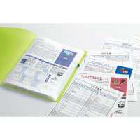 キングジム クリアーファイル ホルダーイン A4タテ 12ポケット 背幅16mm 透明 6171-3Tトウ