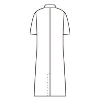 住商モンブラン 男子半袖診察衣 シングル 3L 81-362 1枚　白衣　ドクターコート　メンズ