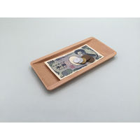 スマイル つり銭トレー 木製 ナチュラル