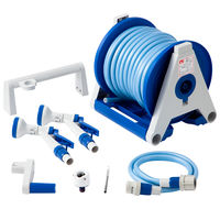 【ホースリール】「現場のチカラ」アイリスオーヤマ ハイパーホースリール マルチアクアガン２個付き ３０m １台  オリジナル