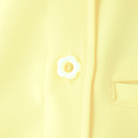 AITOZ（アイトス） オープンネックチュニック（ナースジャケット） 半袖 レモンイエロー M 861369-119　白衣