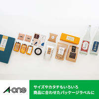 エーワン（A-one）ラベルシール パッケージラベル つや消しフィルム レーザー シール ステッカー A4 透明 12面  10シート  29461