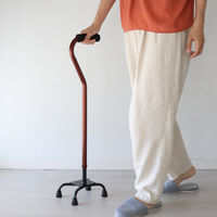 フジホーム 四点杖 小アンバー WB3502 1本