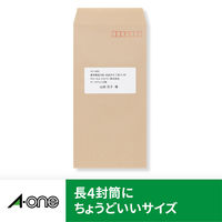 エーワン（A-one）ラベルシール 表示・宛名ラベル マット紙 レーザー 封筒 シール ステッカー A4 24面 1，000シート 徳用 31163