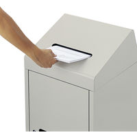 山崎産業 機密文書回収ボックス A4 YW-169L-ID 1台