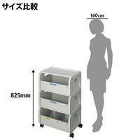 山崎産業 エコボックス3段セット SRE3NH 1台